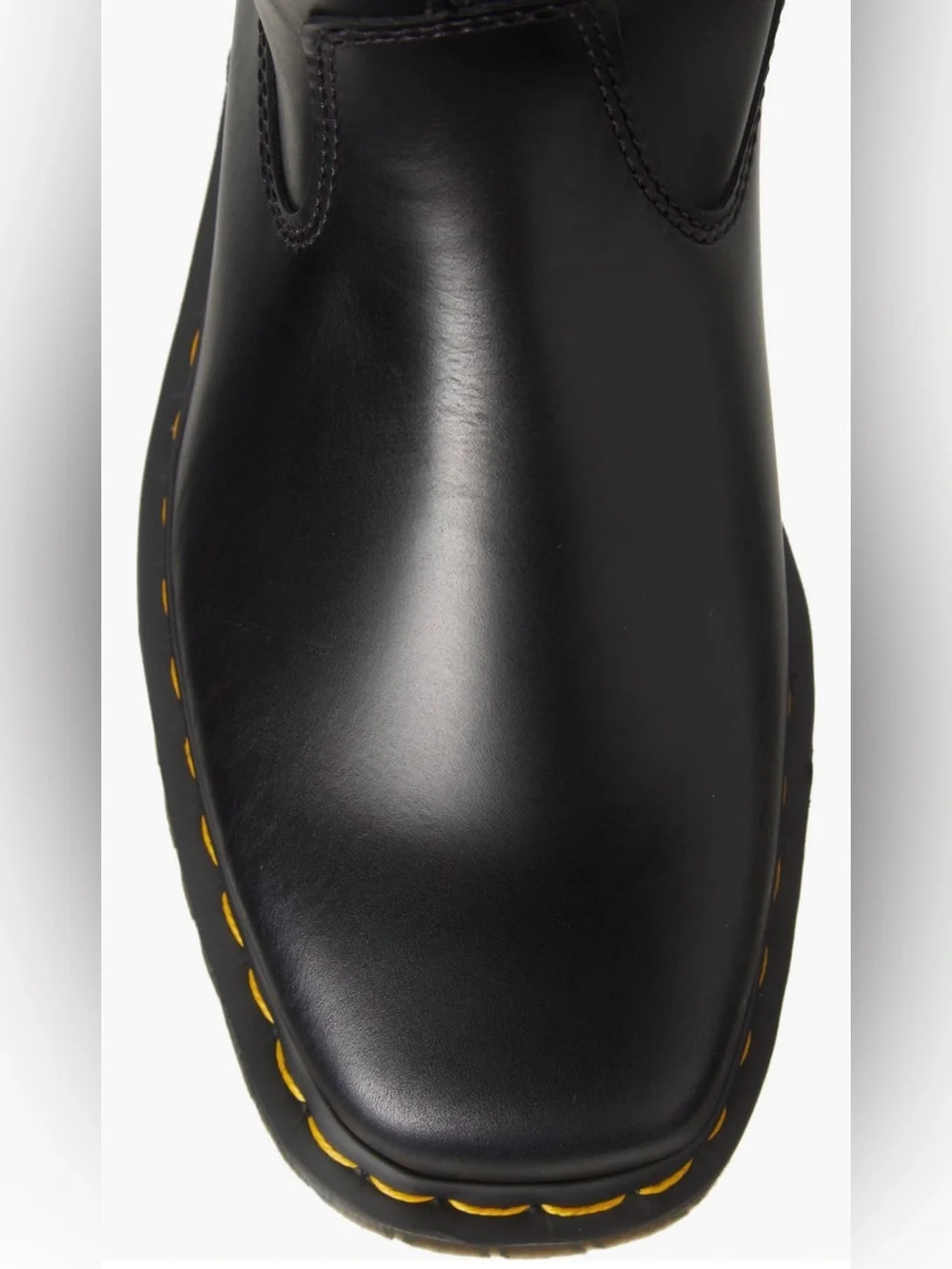 Dr. Marten Amaayah Knee High Leather Riding Boots, Size 9 US (Black)
